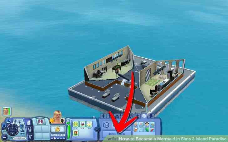 Image intitulée Devenir une Sirène dans les Sims 3 Île de rêve à l